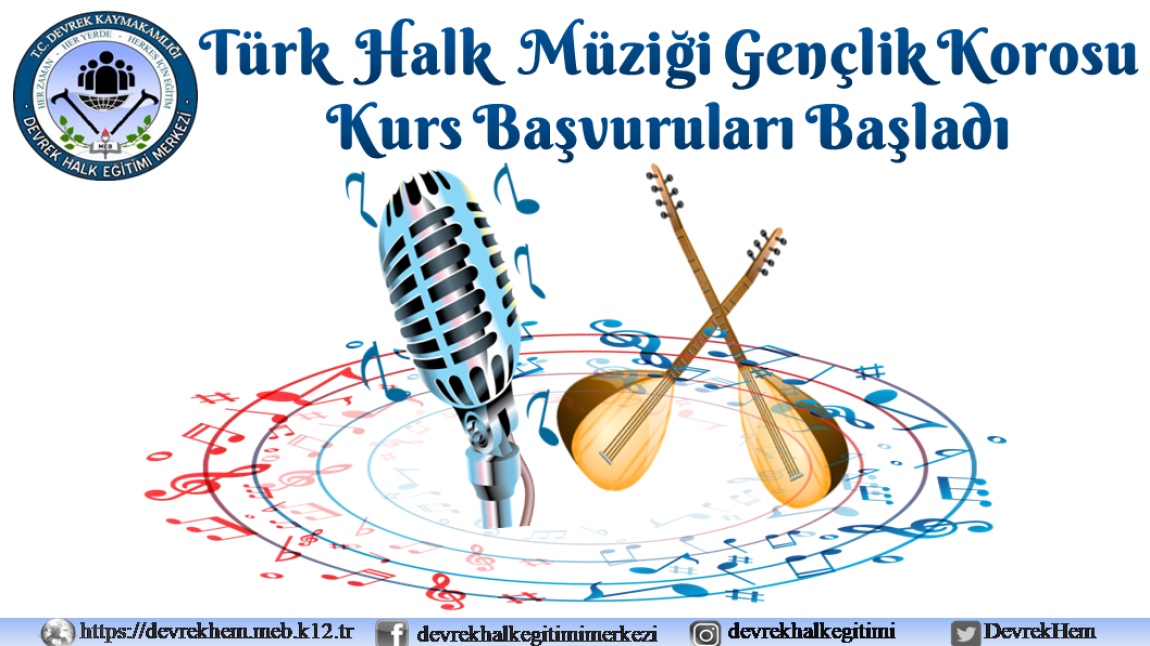 Türk Halk Müziği Gençlik Korosu Kurs Başvuruları Başladı.